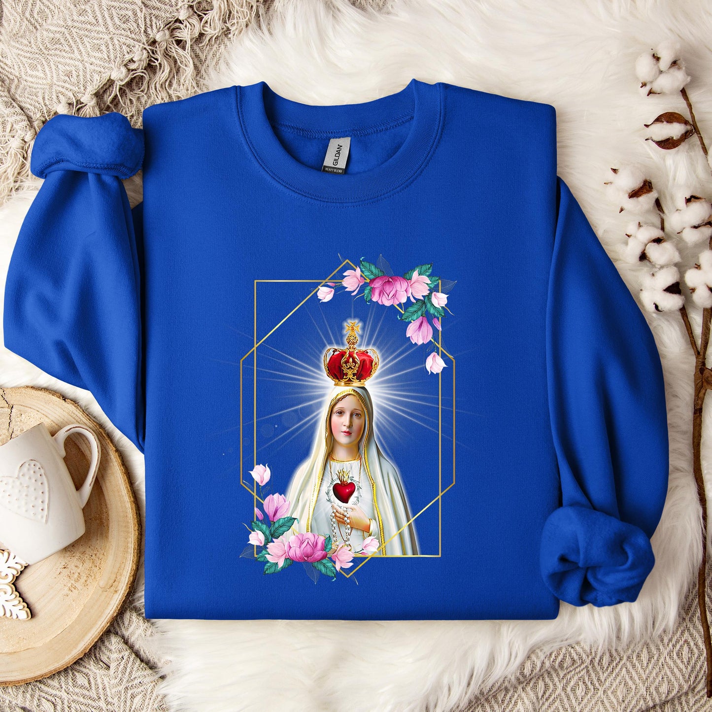 The Holy Virgin Mary 24 Sweatshirt