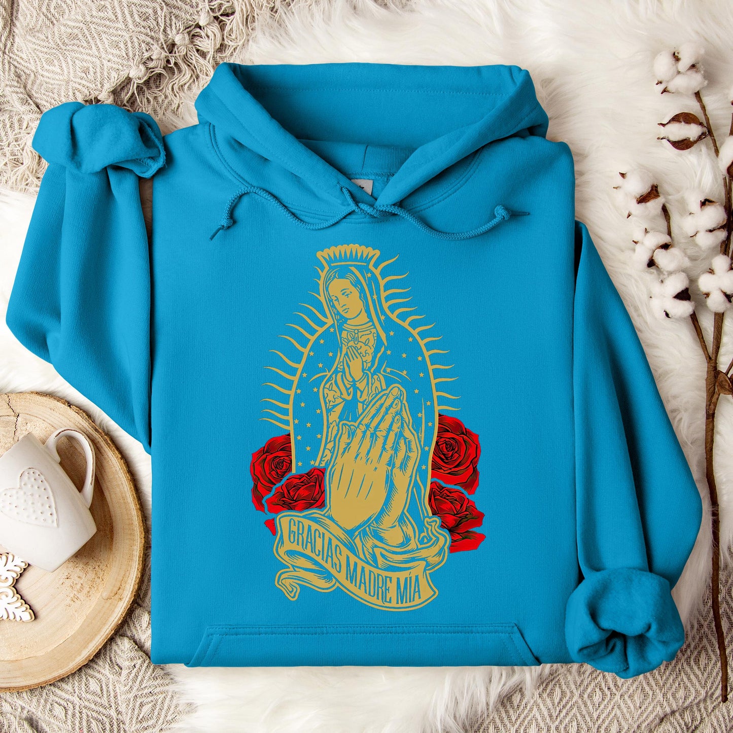 The Holy Virgin Mary 30 Hoodie