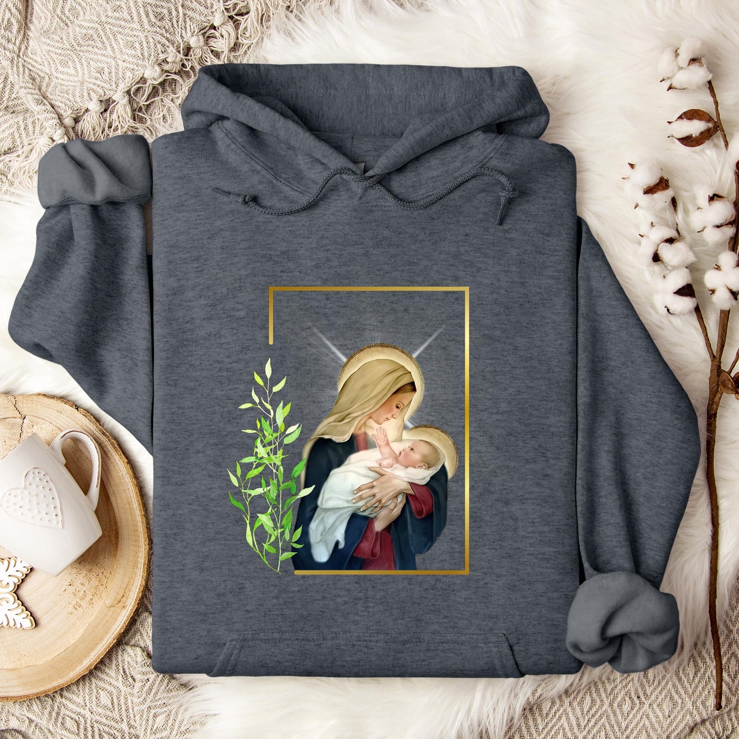 The Holy Virgin Mary 38 Hoodie