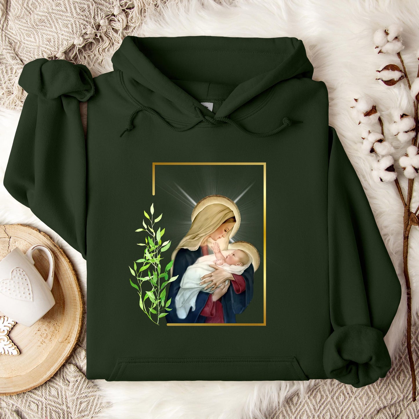 The Holy Virgin Mary 38 Hoodie