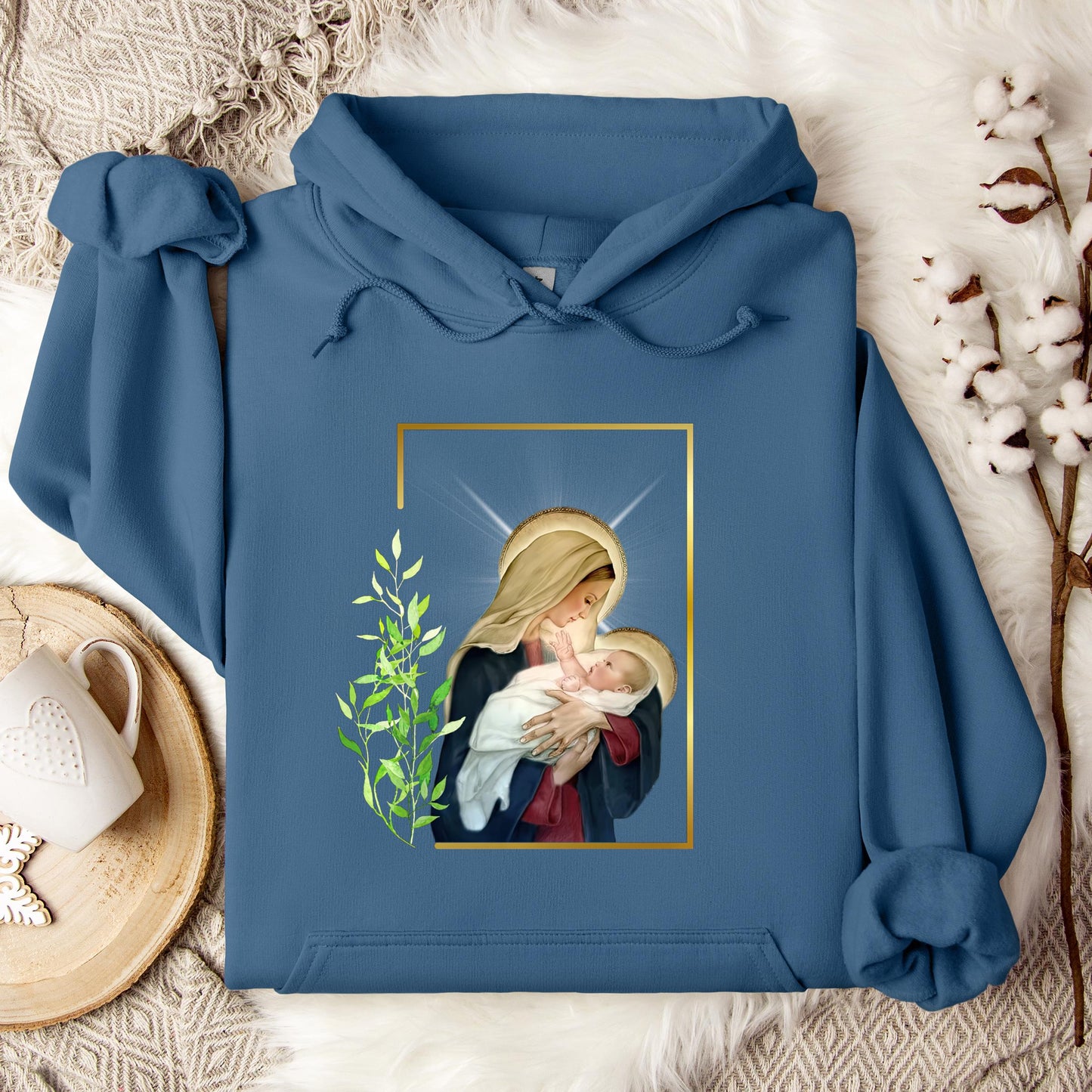 The Holy Virgin Mary 38 Hoodie