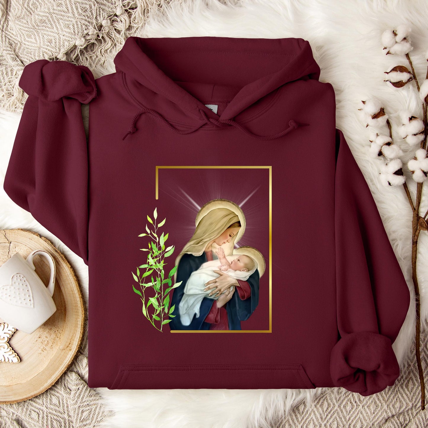 The Holy Virgin Mary 38 Hoodie
