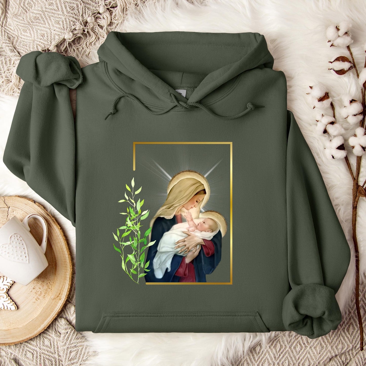 The Holy Virgin Mary 38 Hoodie