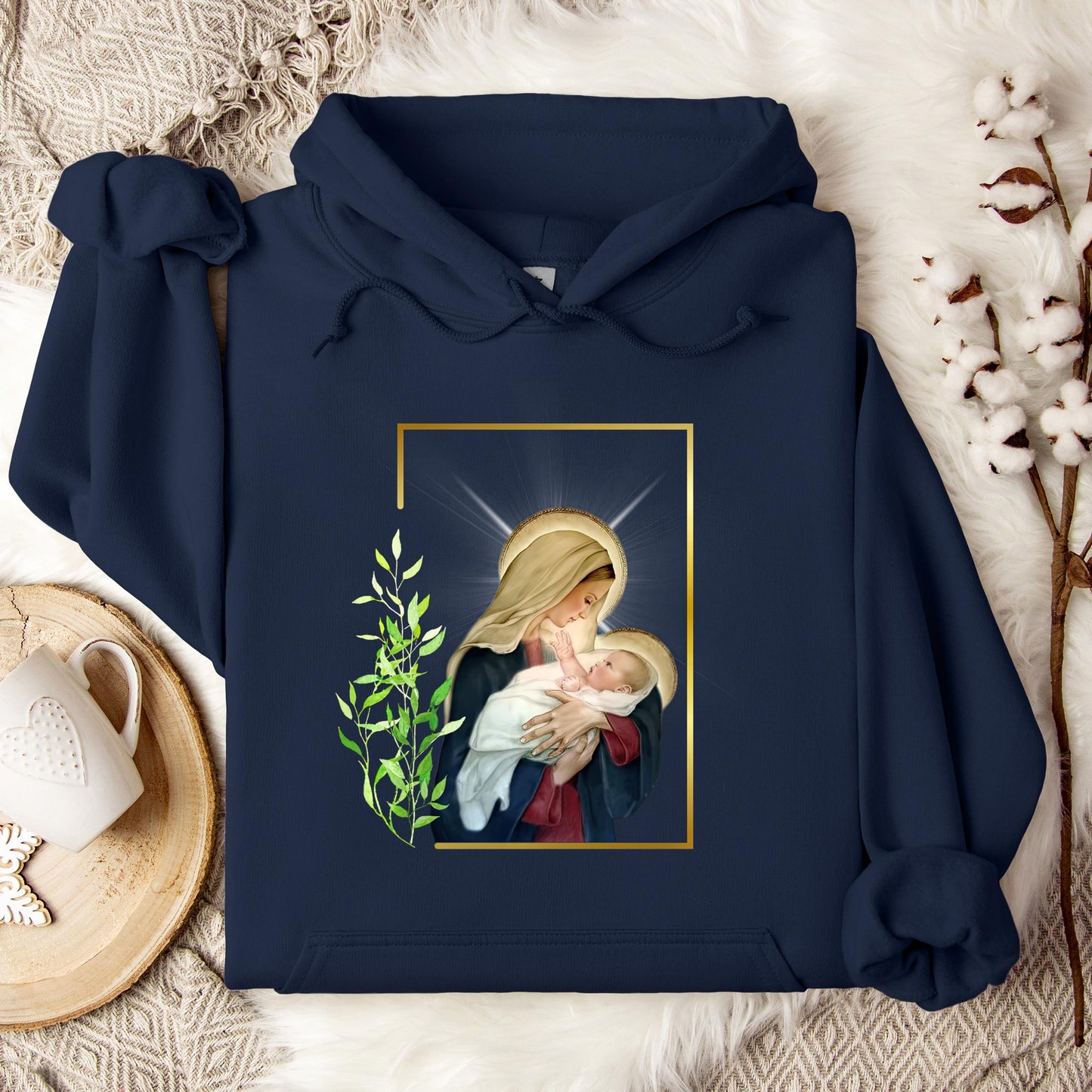 The Holy Virgin Mary 38 Hoodie
