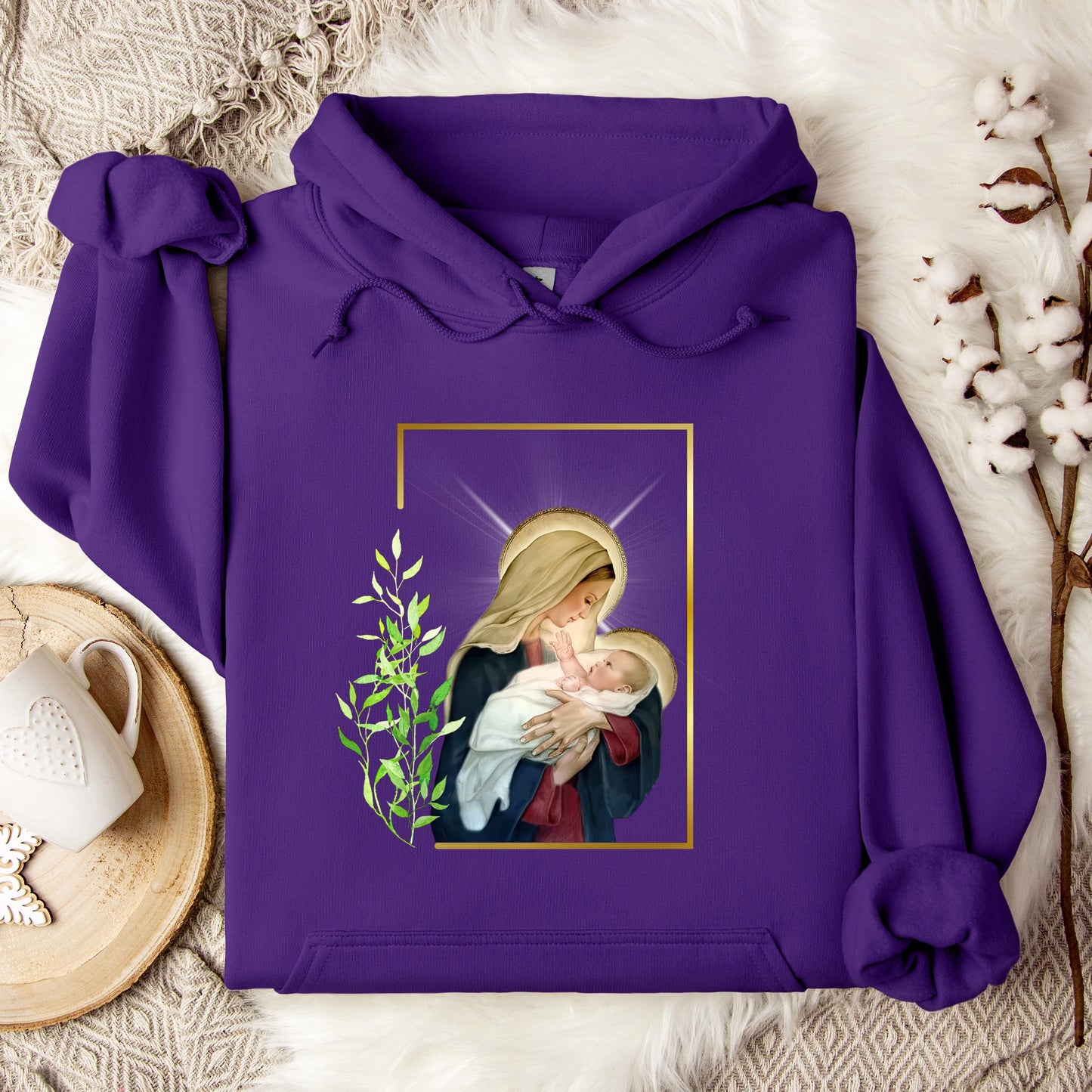 The Holy Virgin Mary 38 Hoodie