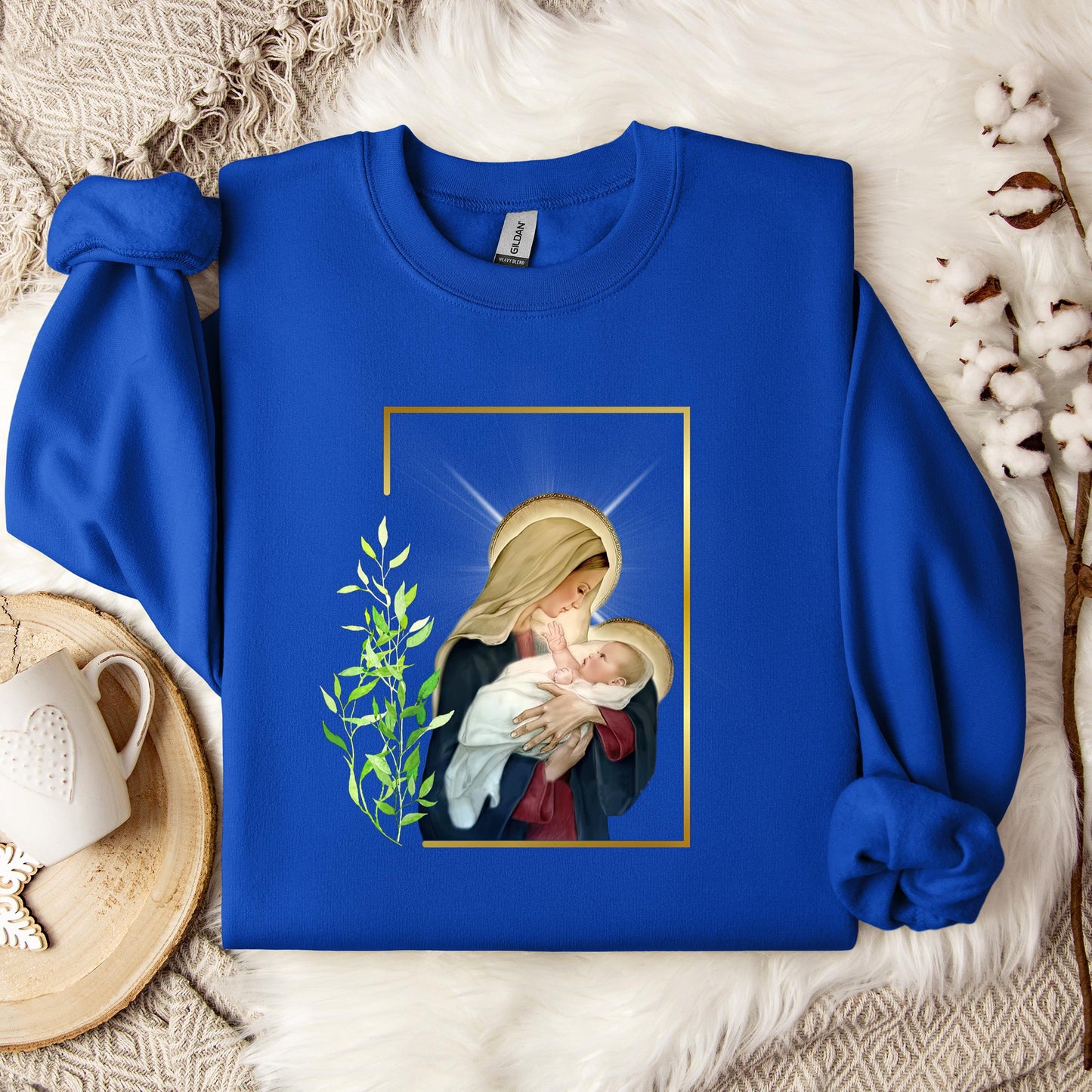 The Holy Virgin Mary 38 Sweatshirt