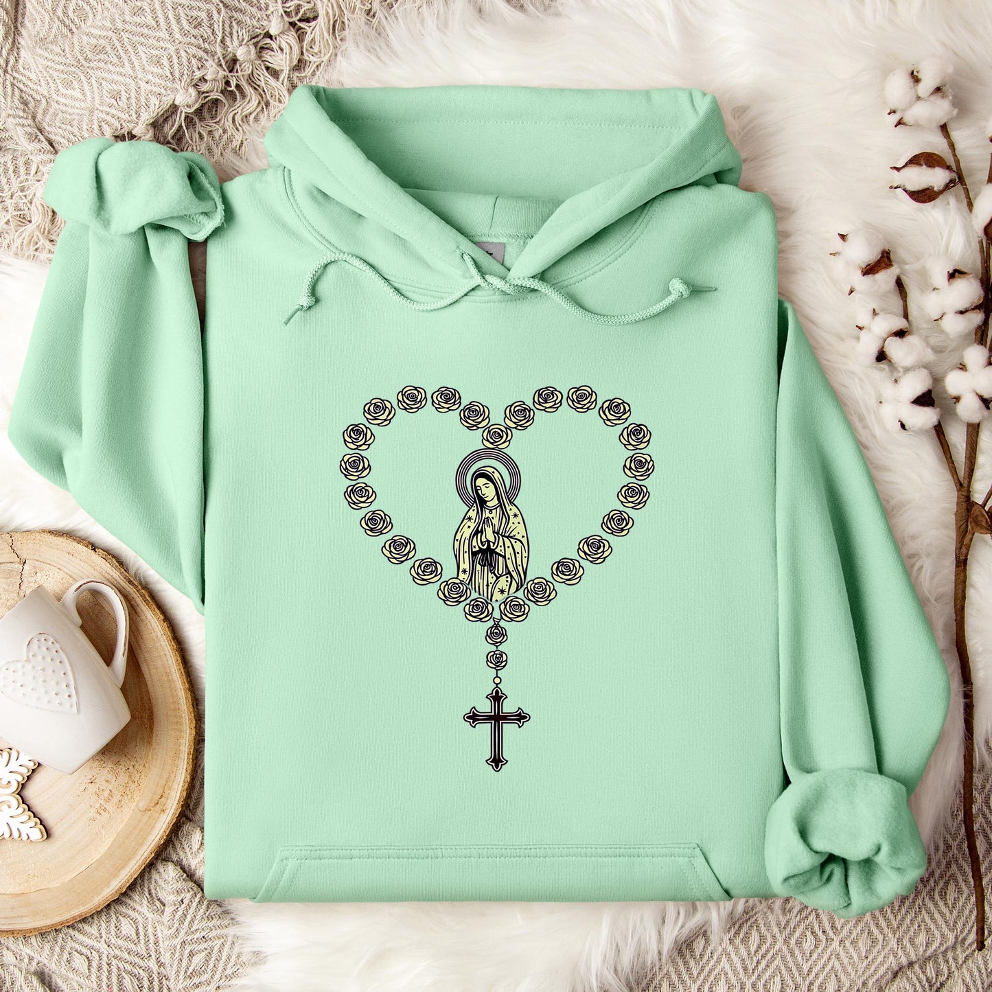 The Holy Virgin Mary 44 Hoodie