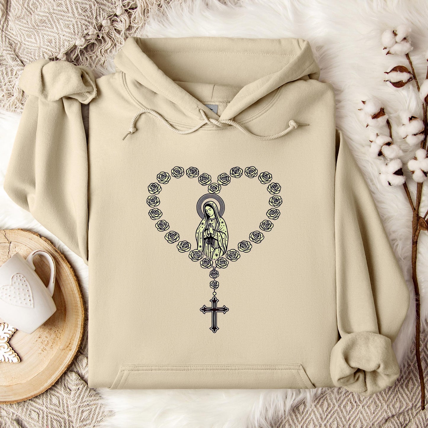 The Holy Virgin Mary 44 Hoodie