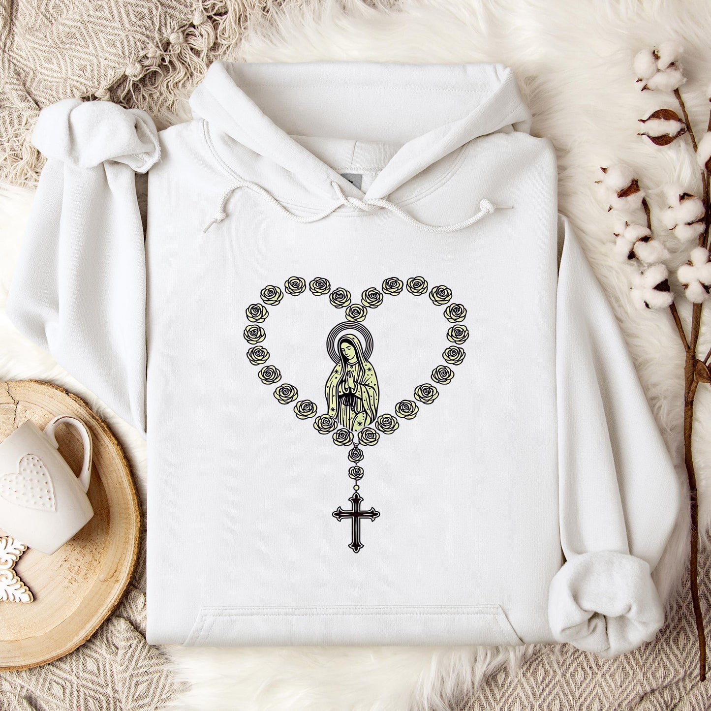 The Holy Virgin Mary 44 Hoodie