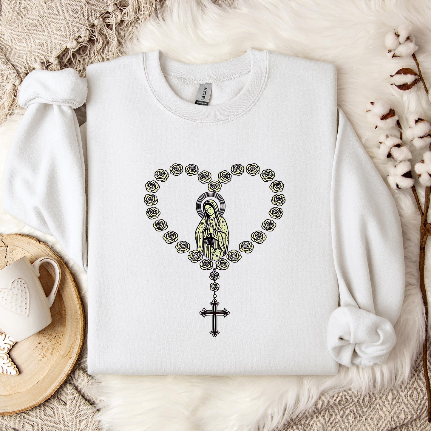 The Holy Virgin Mary 44 Sweatshirt