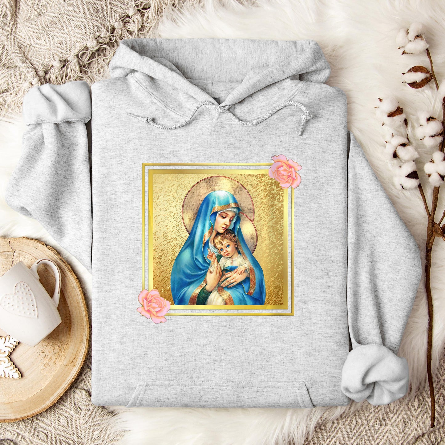 The Holy Virgin Mary 46 Hoodie