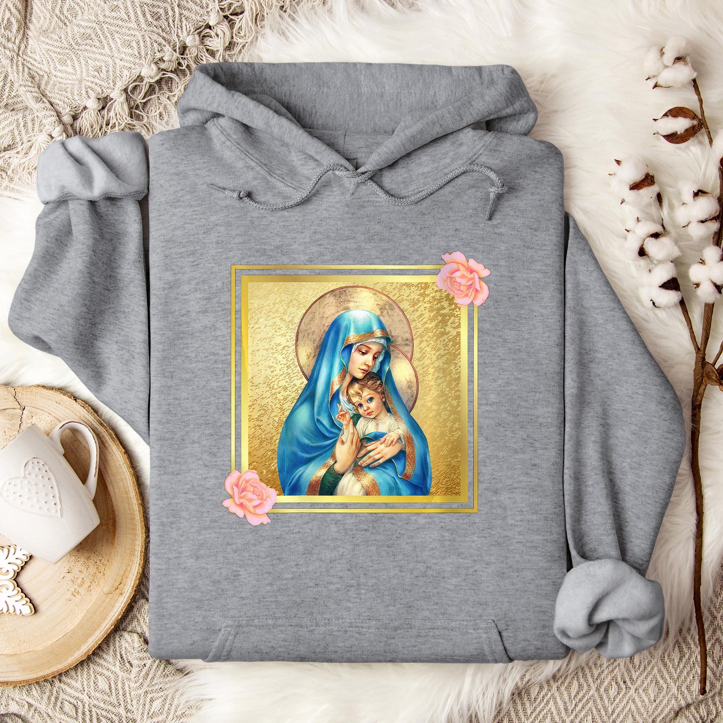 The Holy Virgin Mary 46 Hoodie