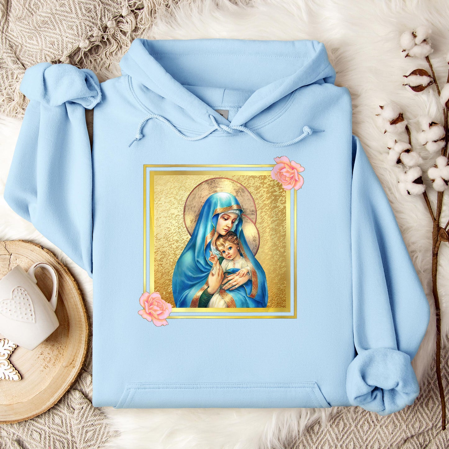 The Holy Virgin Mary 46 Hoodie