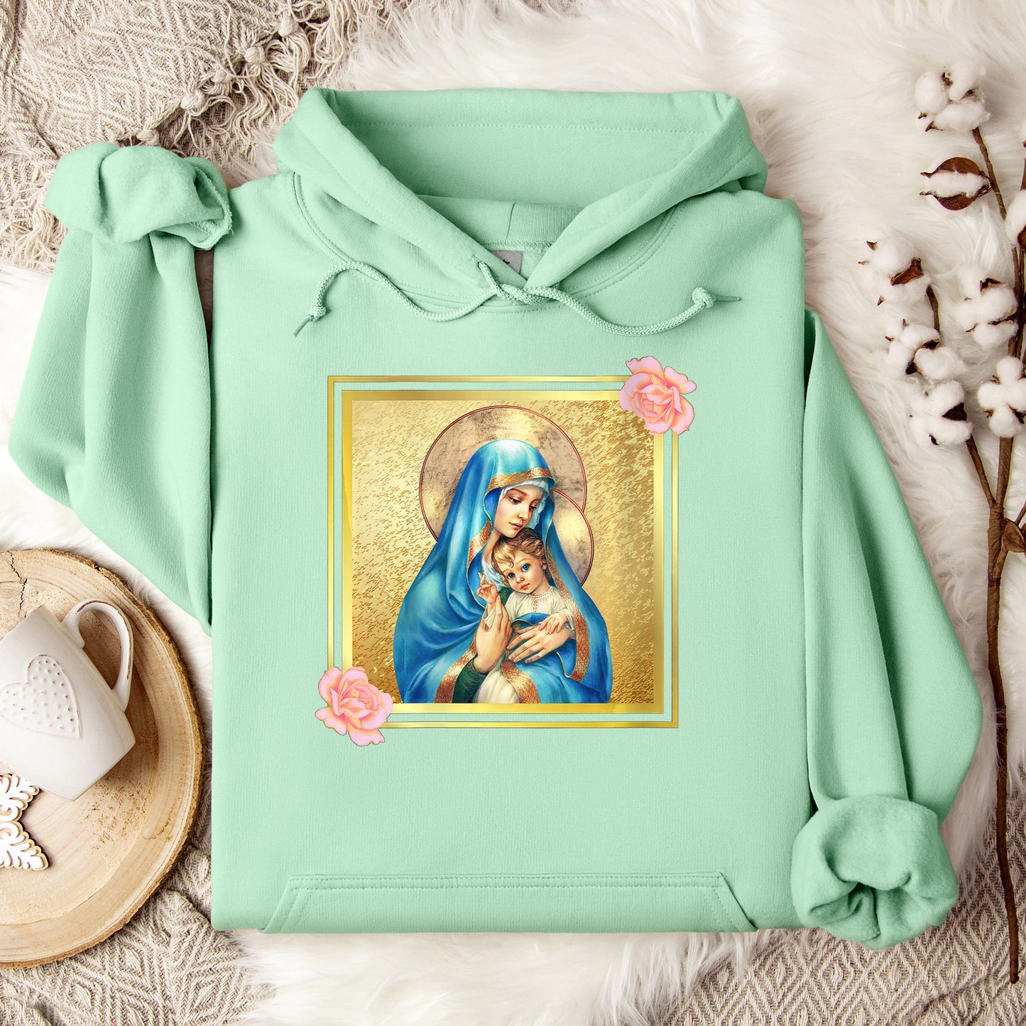 The Holy Virgin Mary 46 Hoodie
