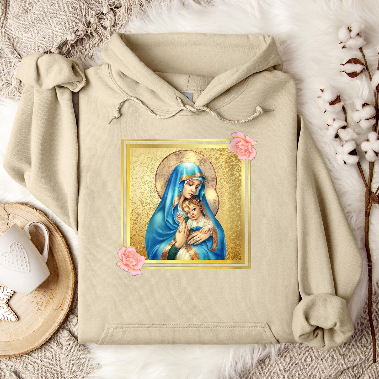 The Holy Virgin Mary 46 Hoodie
