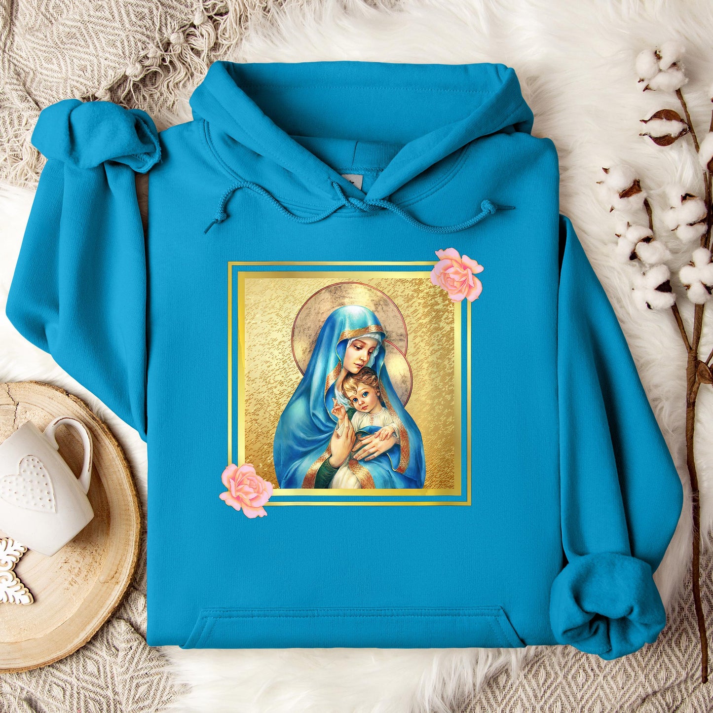 The Holy Virgin Mary 46 Hoodie