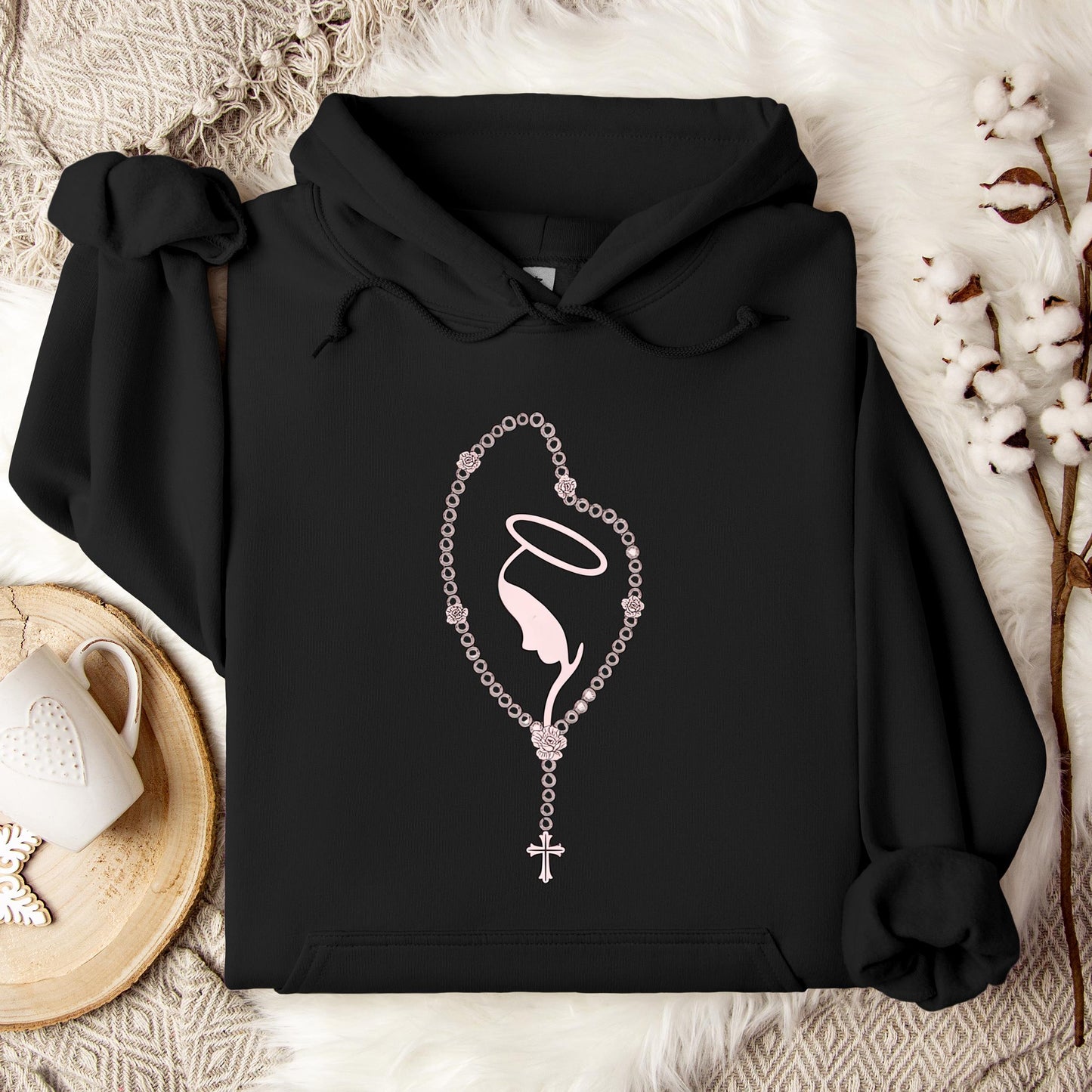 The Holy Virgin Mary 48 Hoodie