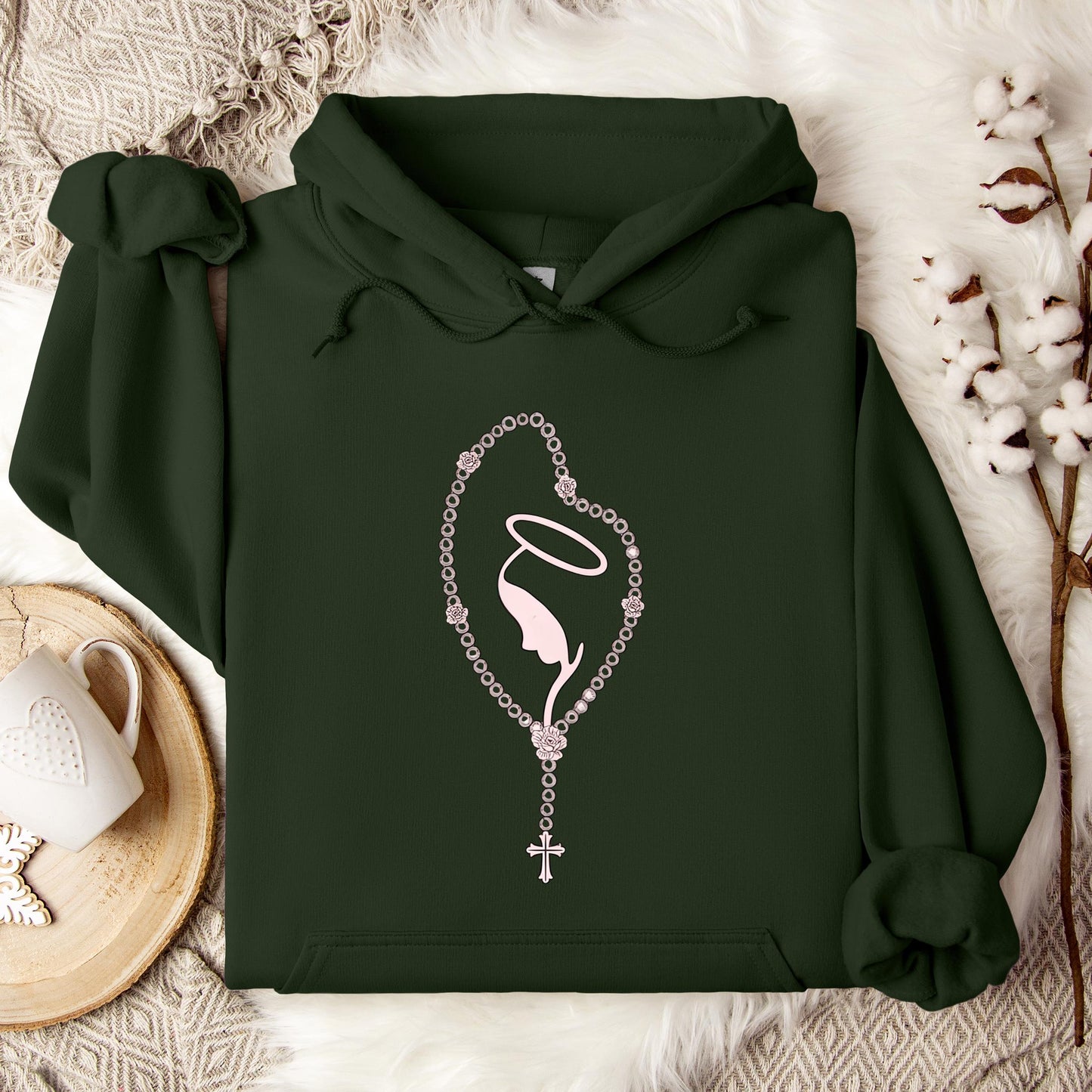 The Holy Virgin Mary 48 Hoodie
