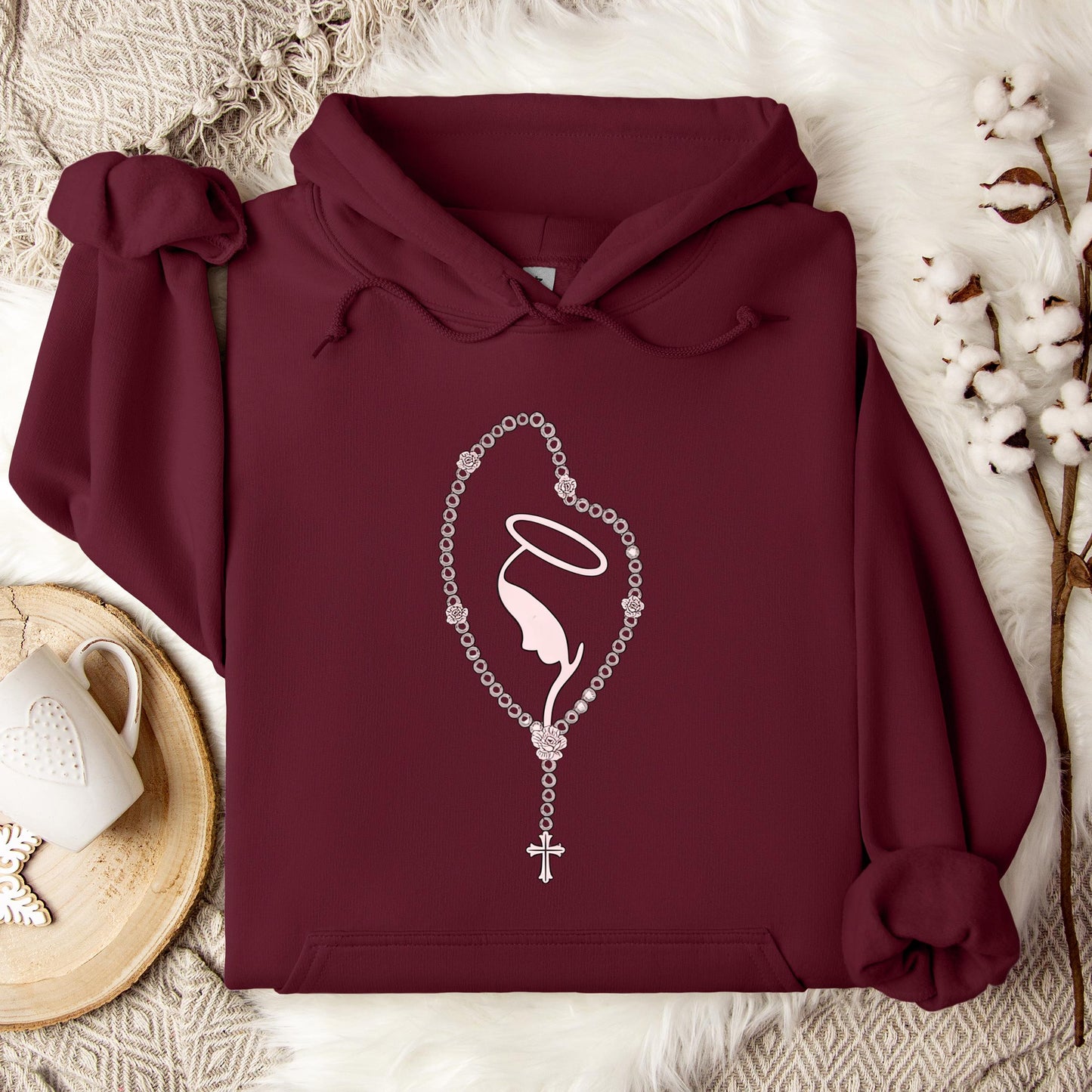 The Holy Virgin Mary 48 Hoodie