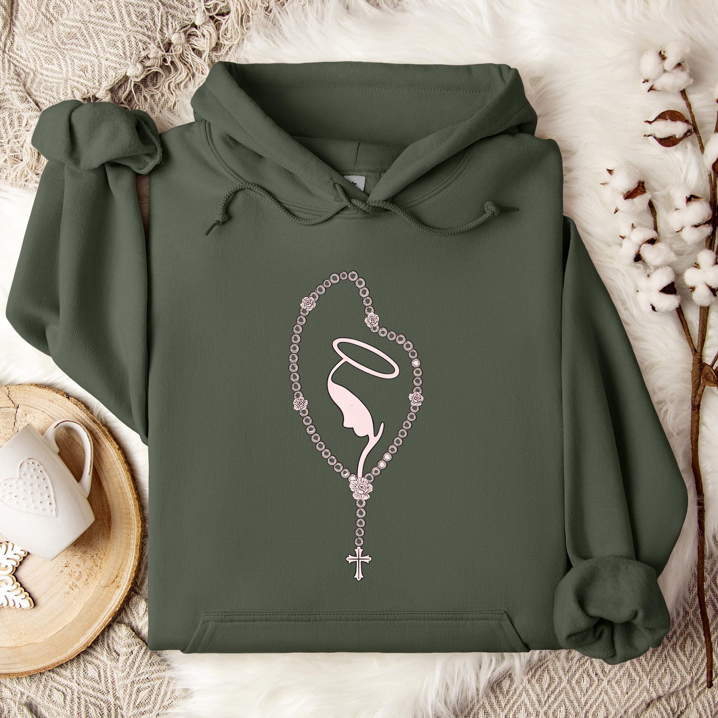 The Holy Virgin Mary 48 Hoodie