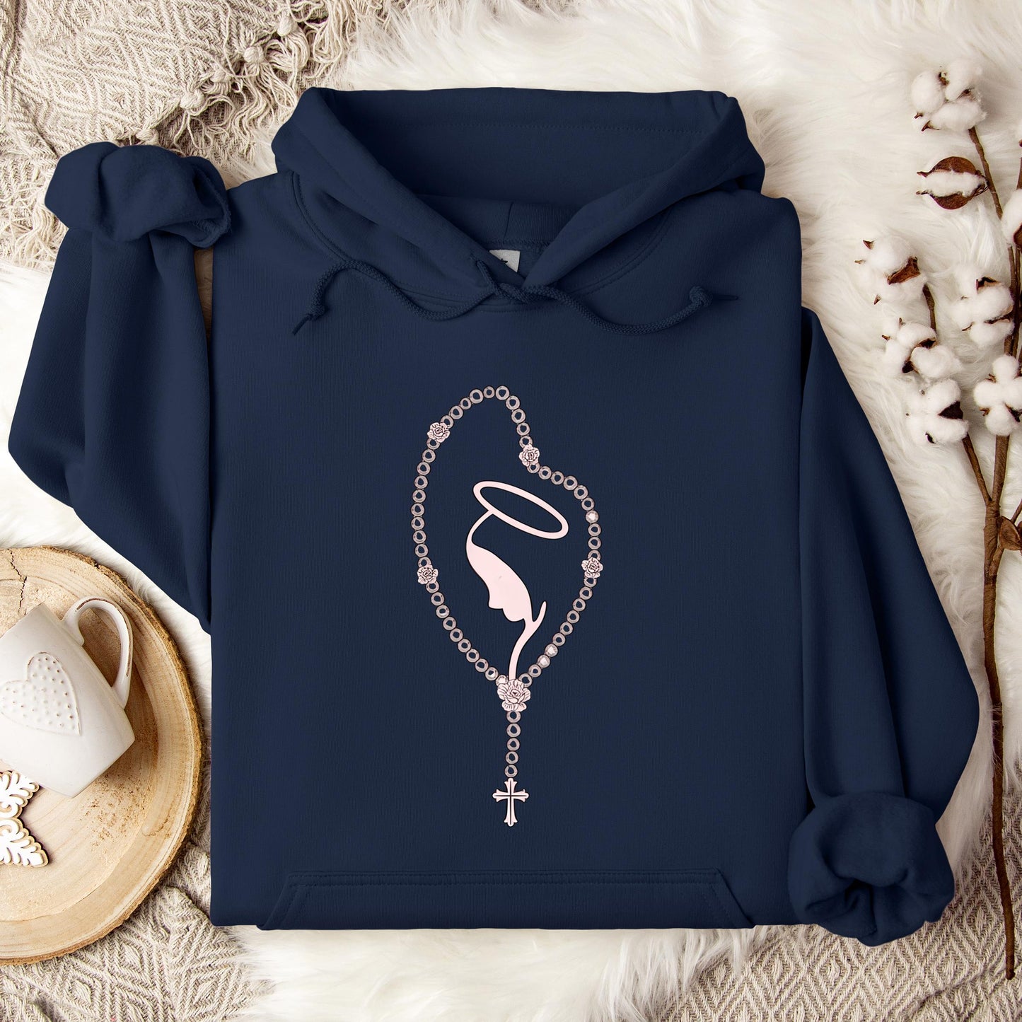The Holy Virgin Mary 48 Hoodie
