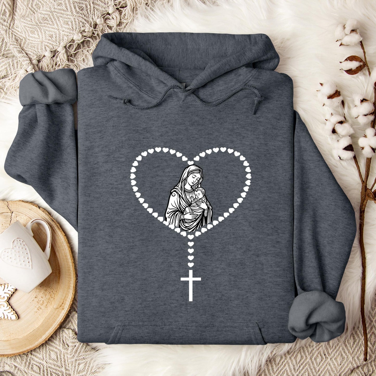 The Holy Virgin Mary 49 Hoodie