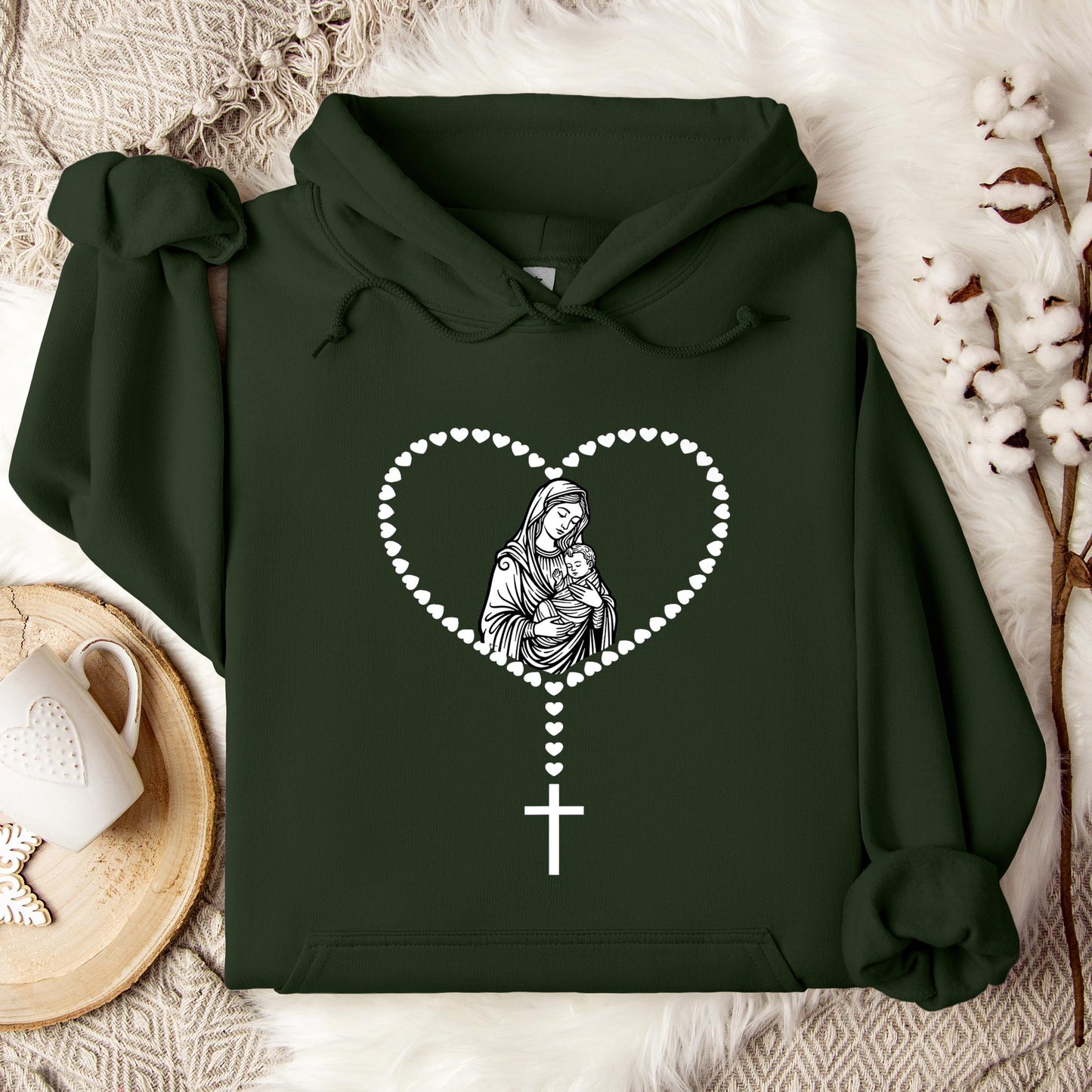 The Holy Virgin Mary 49 Hoodie