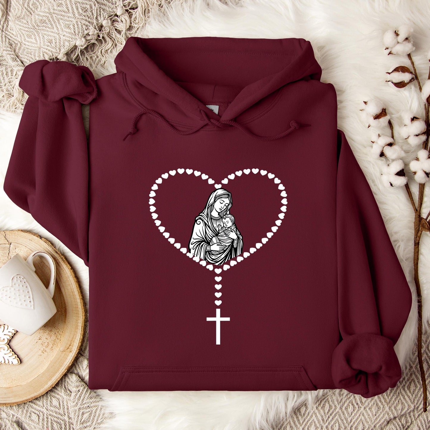 The Holy Virgin Mary 49 Hoodie