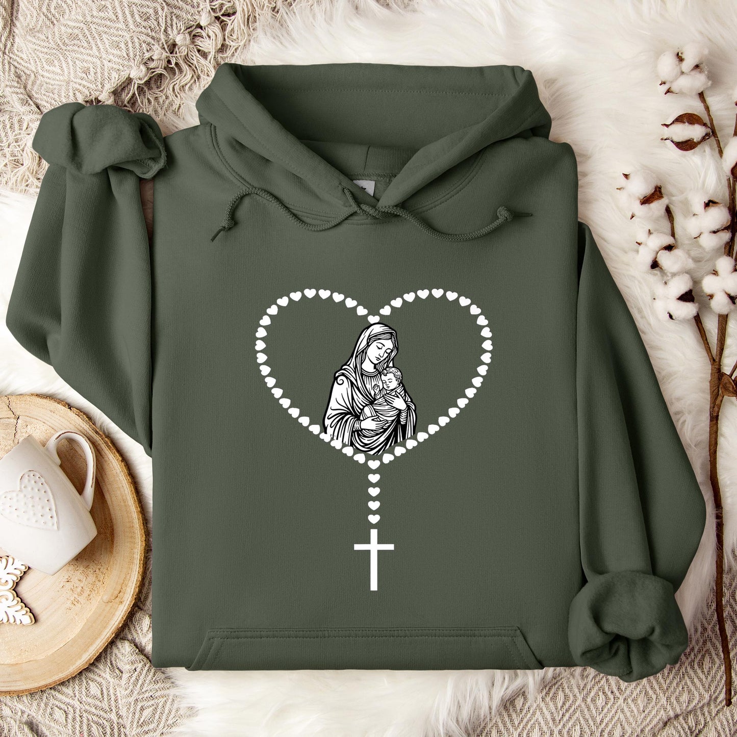 The Holy Virgin Mary 49 Hoodie