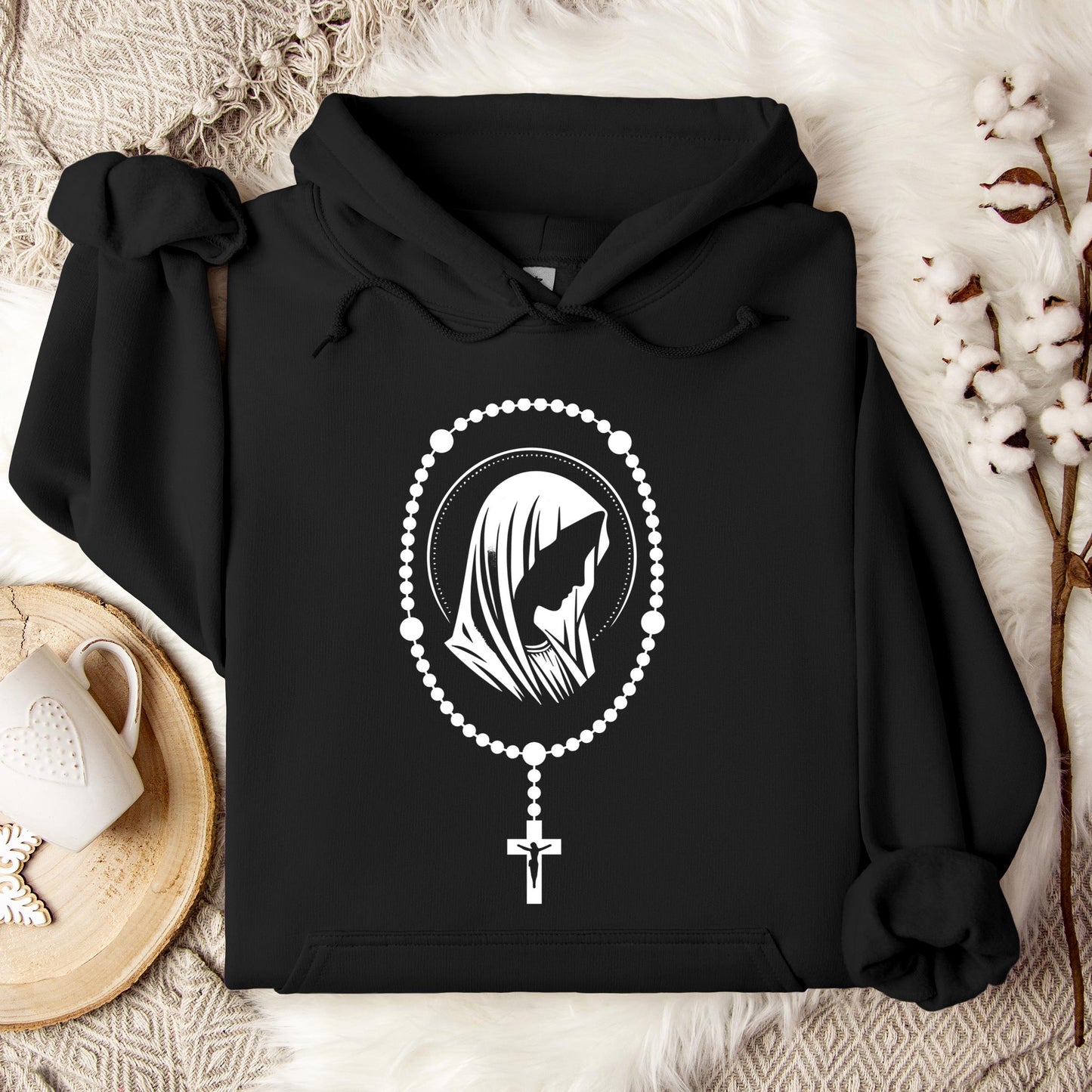 The Holy Virgin Mary 50 Hoodie