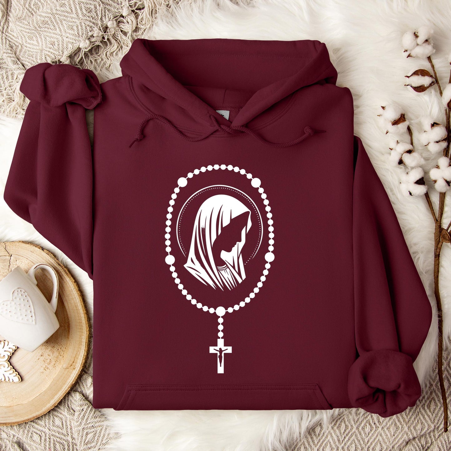 The Holy Virgin Mary 50 Hoodie