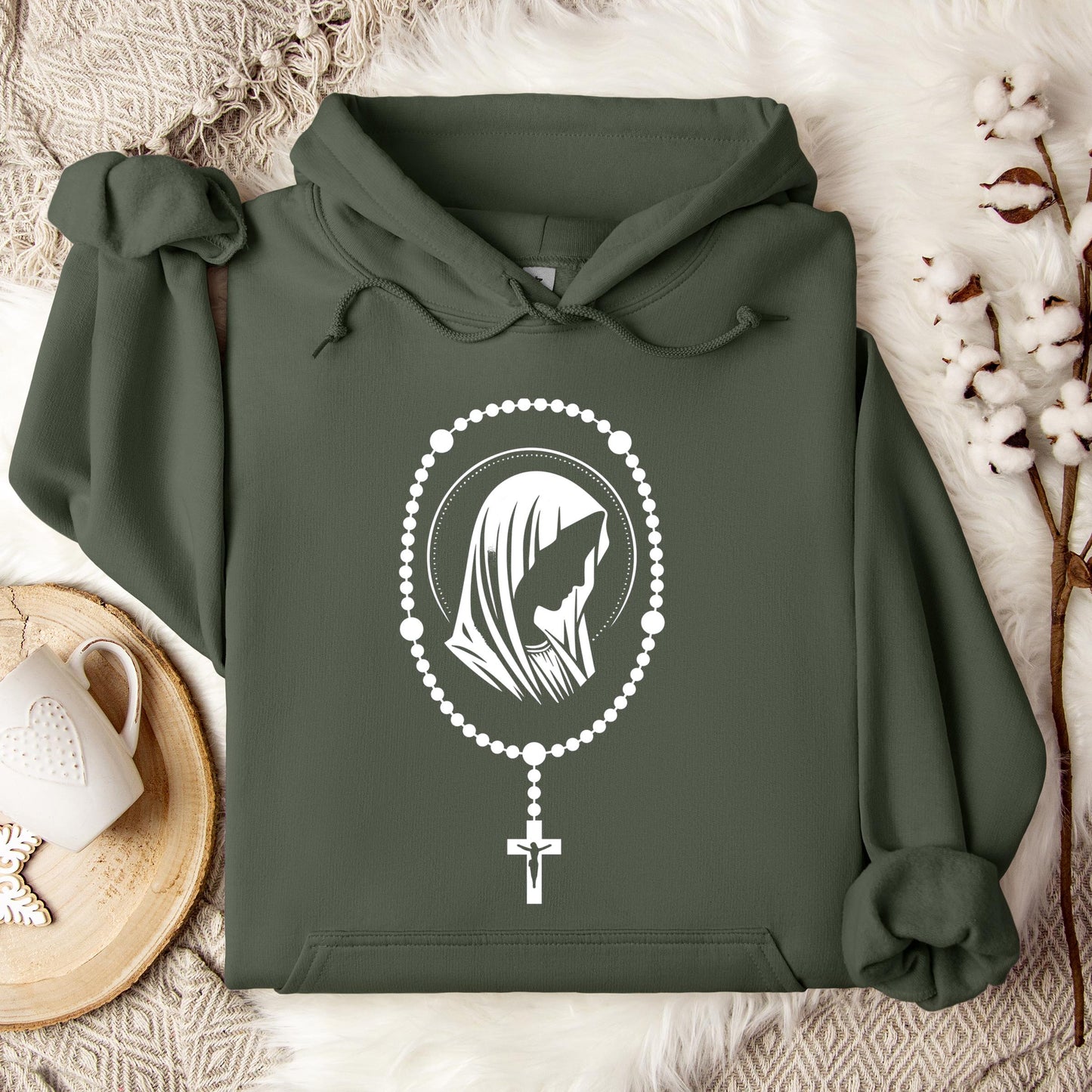 The Holy Virgin Mary 50 Hoodie