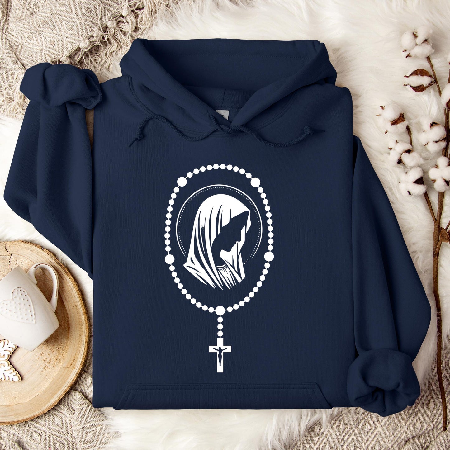 The Holy Virgin Mary 50 Hoodie