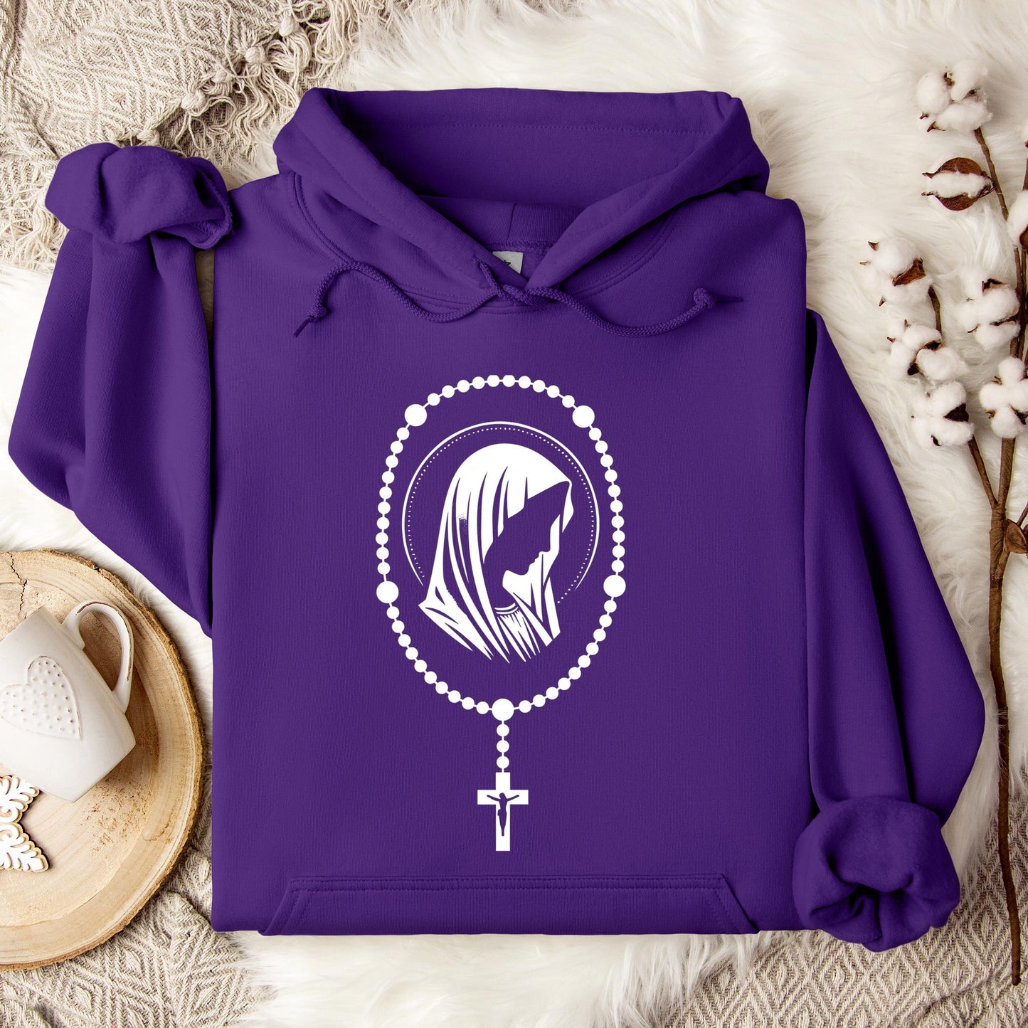 The Holy Virgin Mary 50 Hoodie
