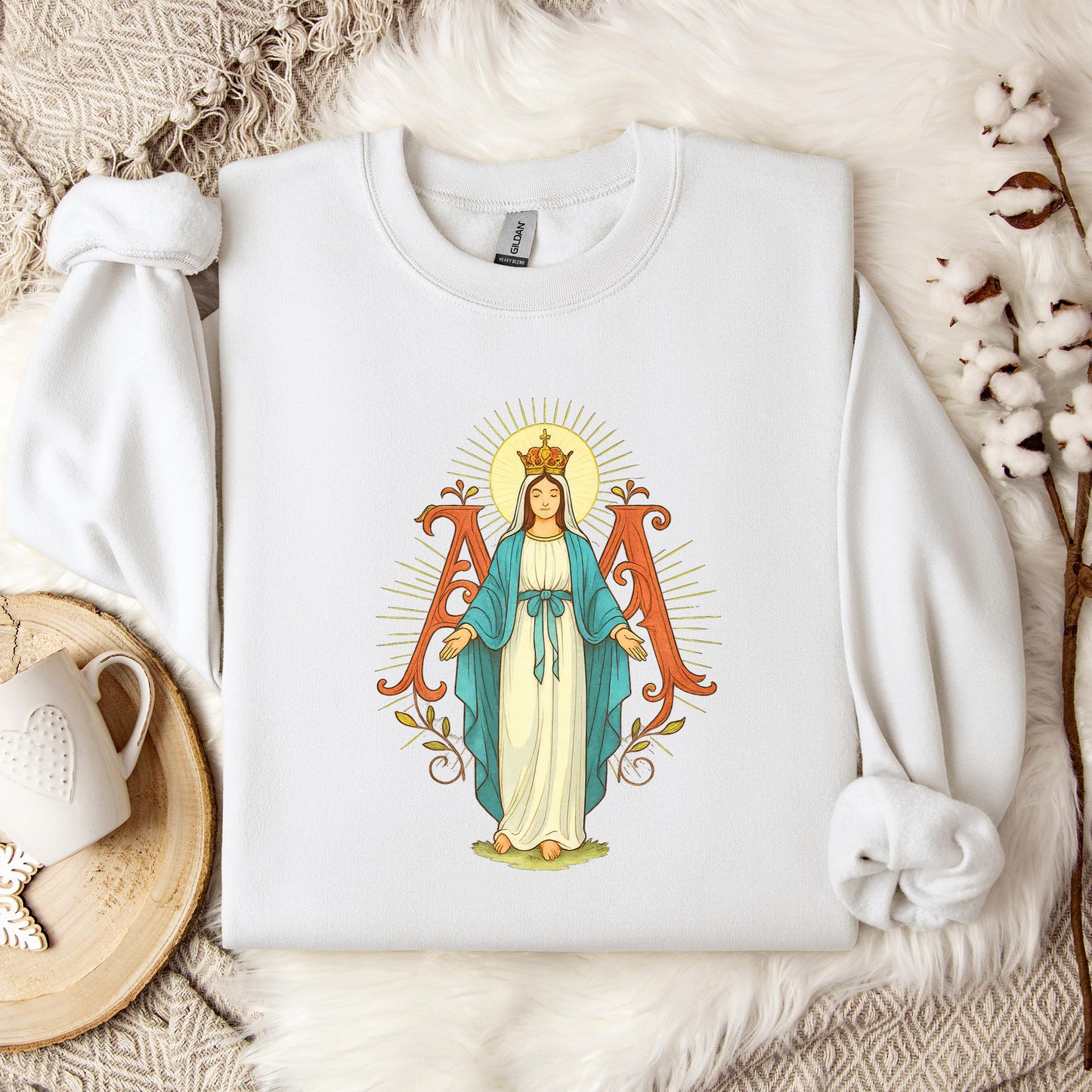 The Holy Virgin Mary 52 Sweatshirt