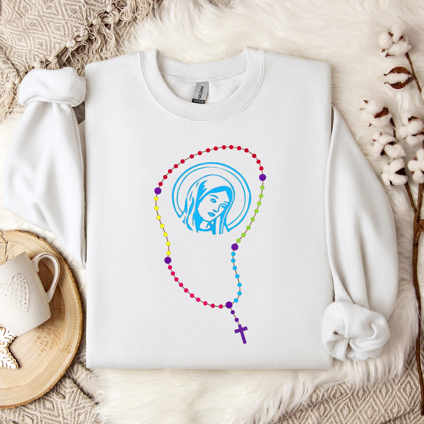 The Holy Virgin Mary 53 Sweatshirt