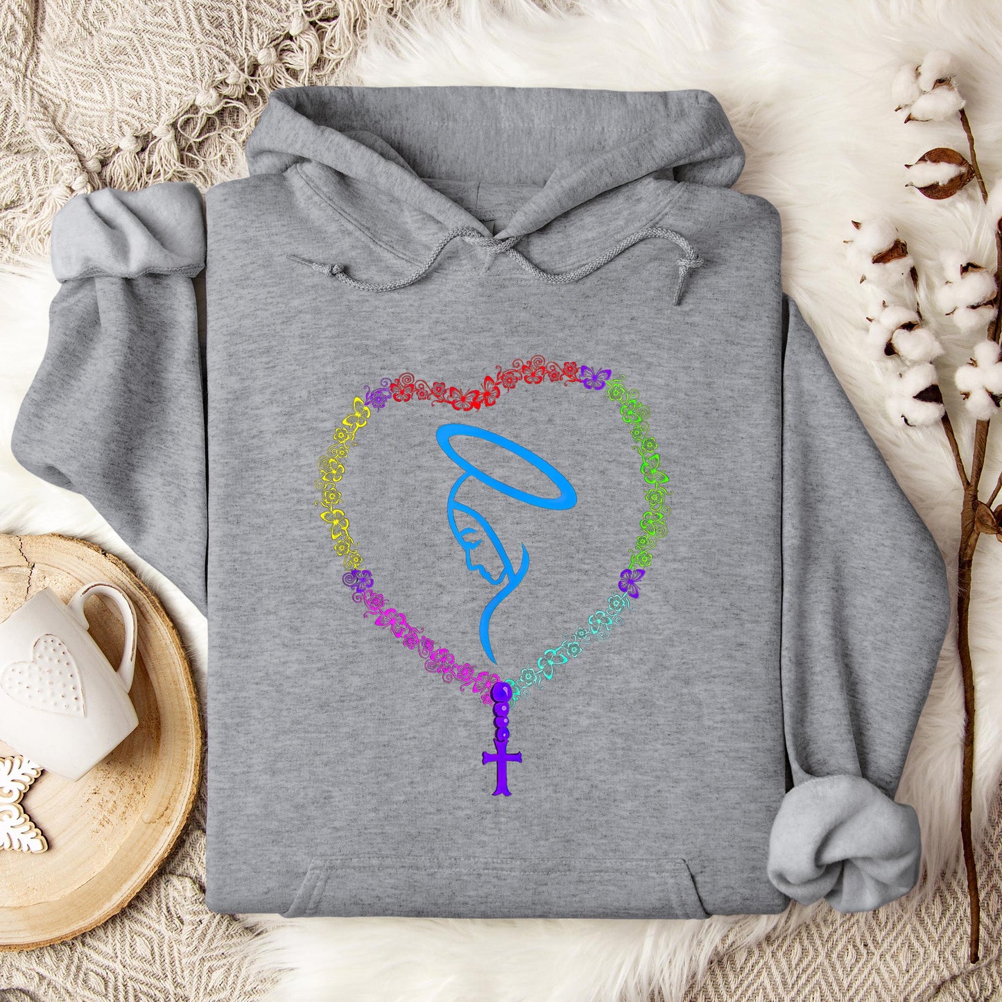 The Holy Virgin Mary 54 Hoodie