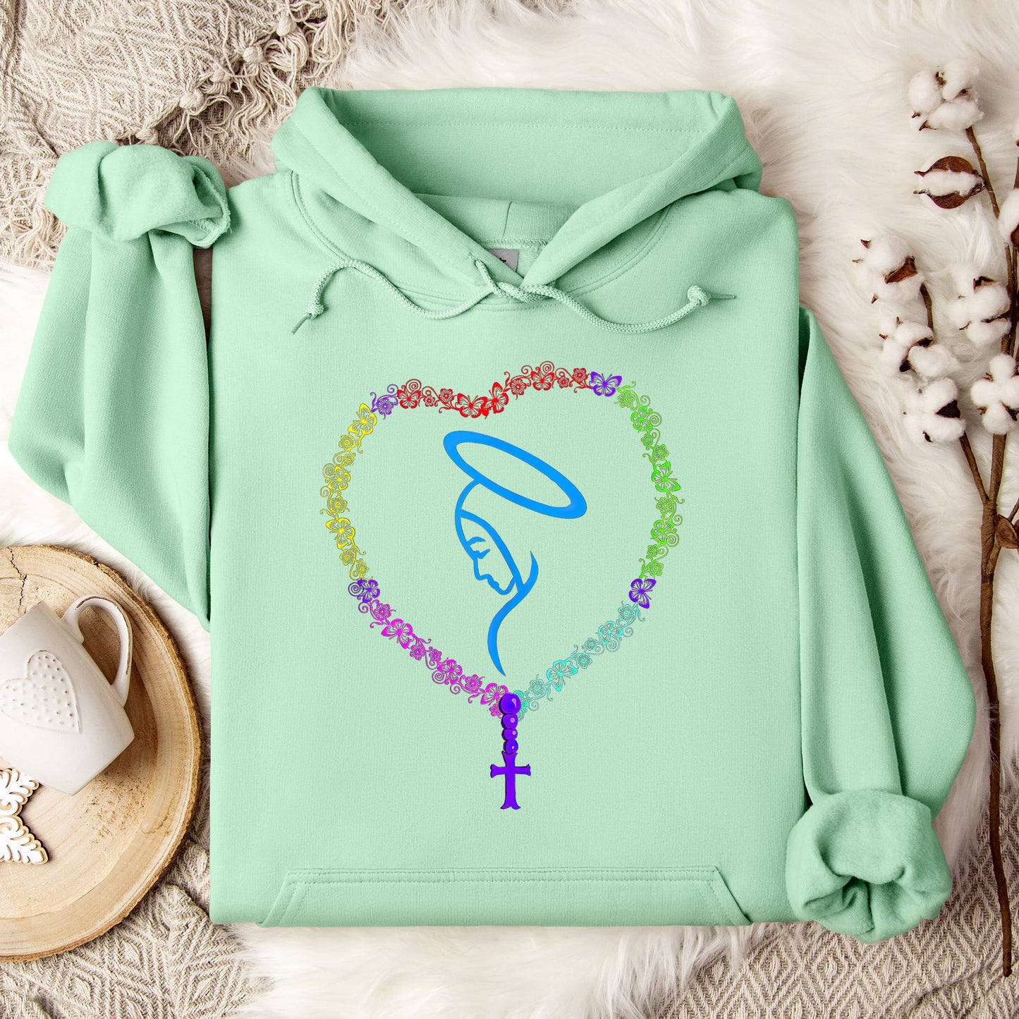 The Holy Virgin Mary 54 Hoodie