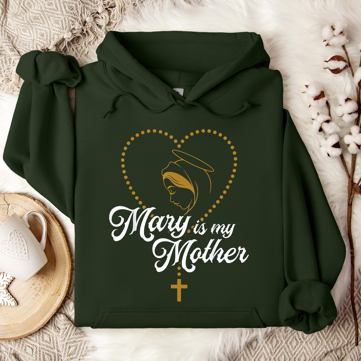 The Holy Virgin Mary 55 Hoodie