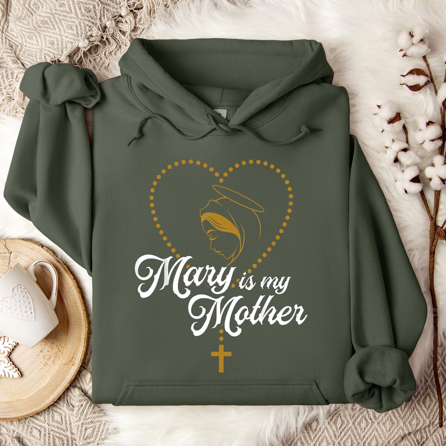 The Holy Virgin Mary 55 Hoodie