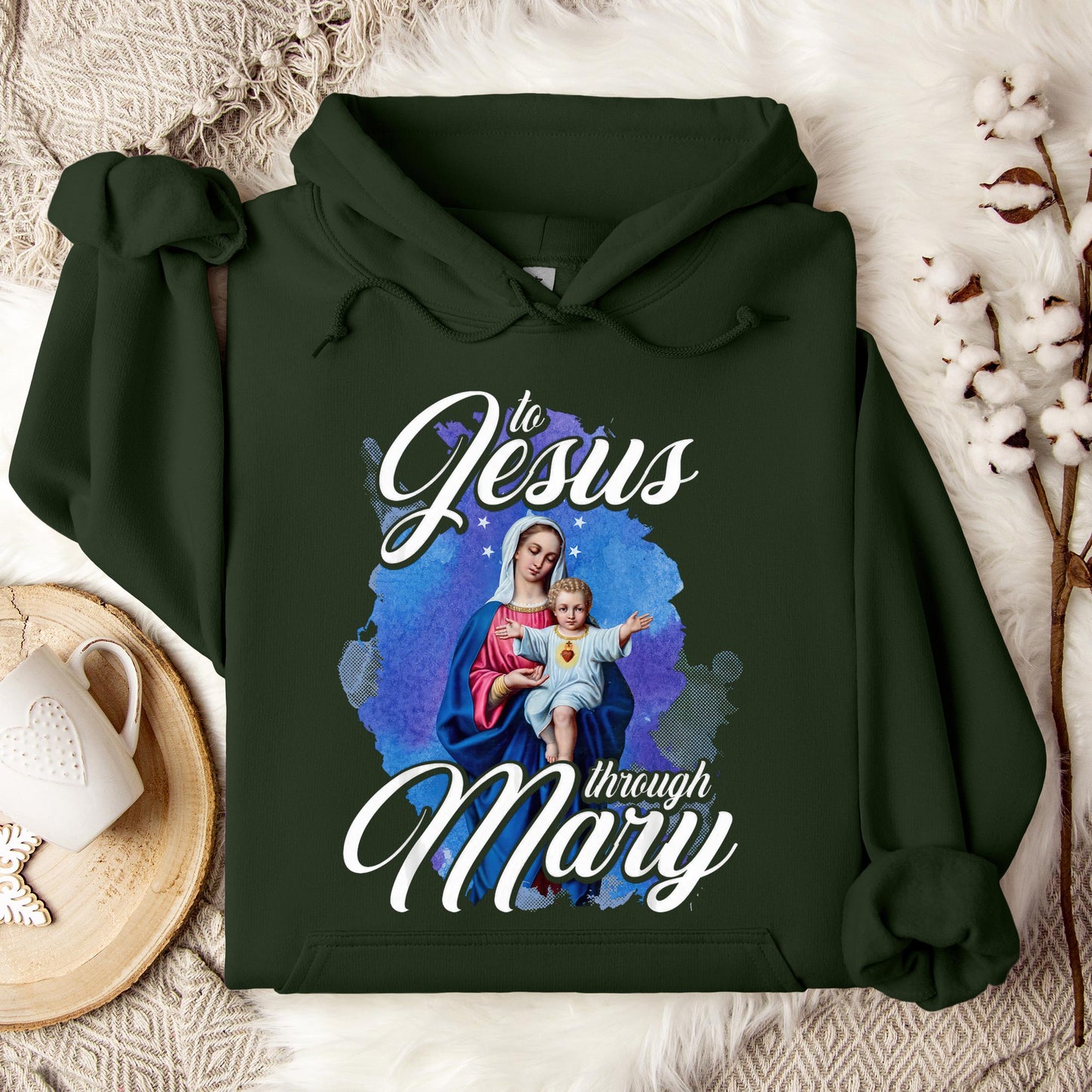 The Holy Virgin Mary 58 Hoodie