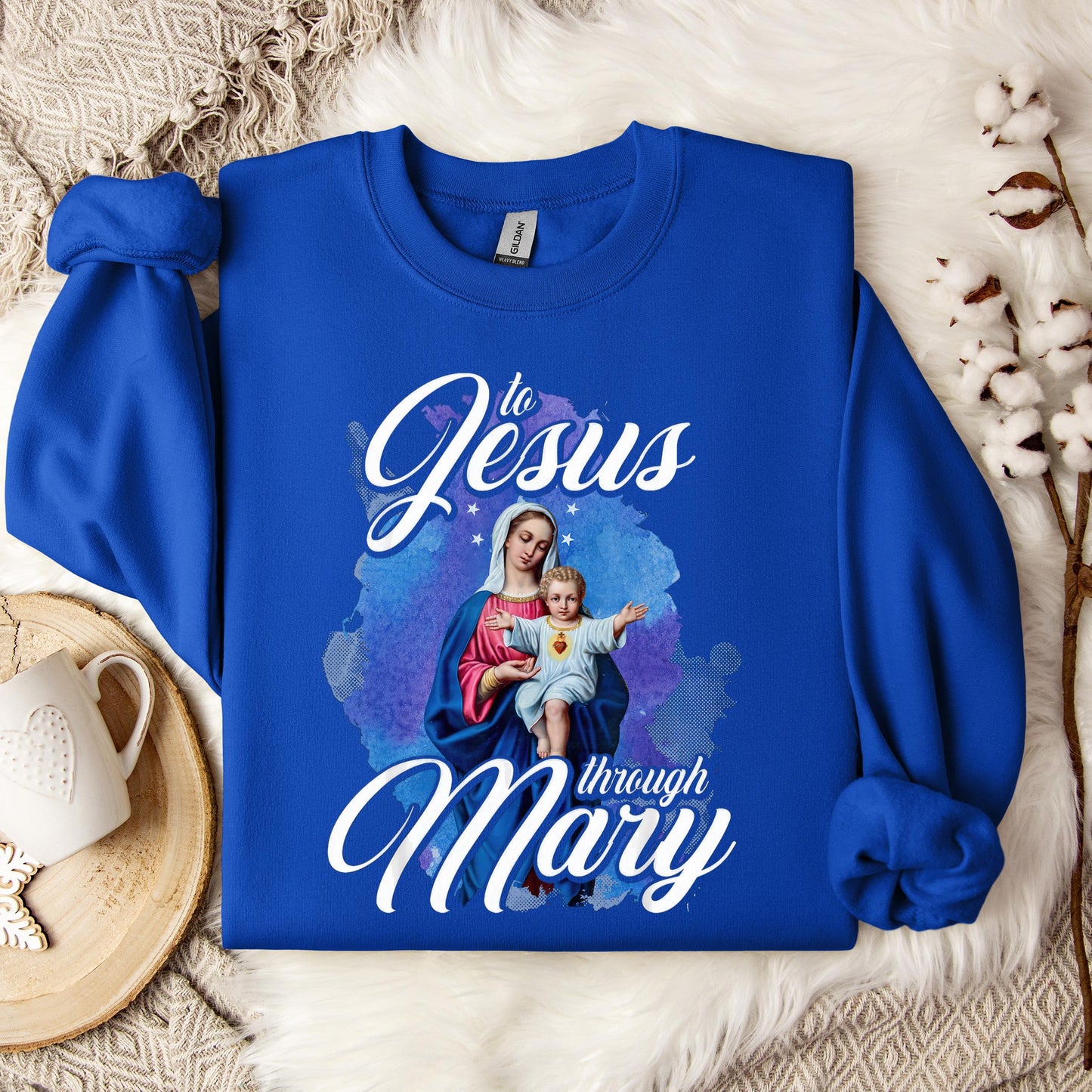 The Holy Virgin Mary 58 Sweatshirt