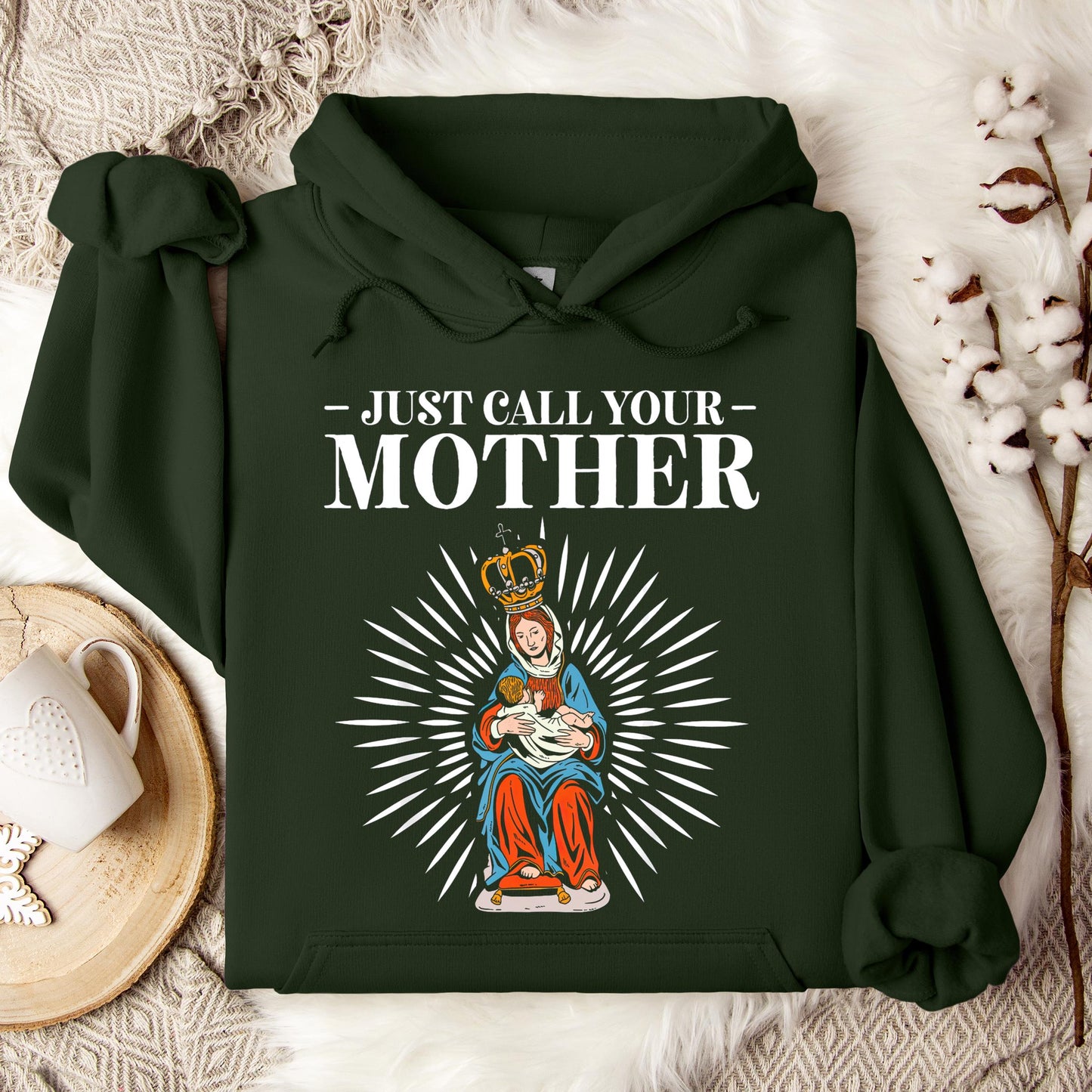 The Holy Virgin Mary 64 Hoodie