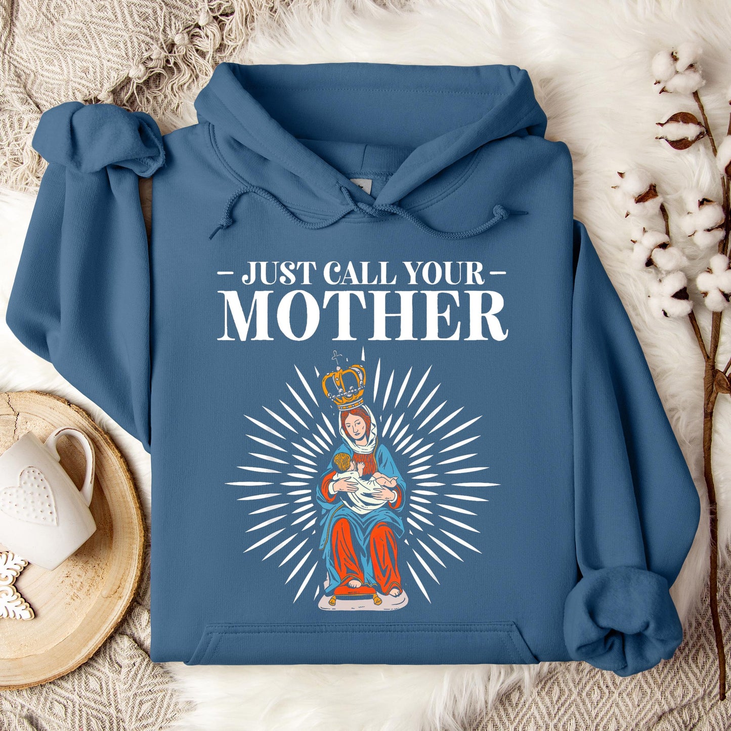 The Holy Virgin Mary 64 Hoodie