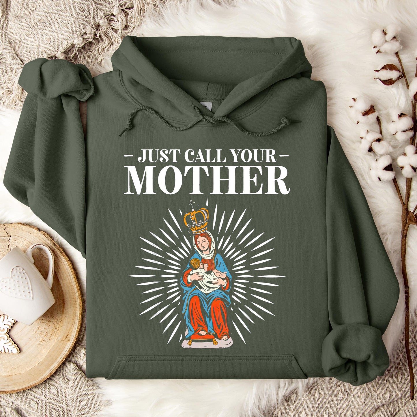 The Holy Virgin Mary 64 Hoodie