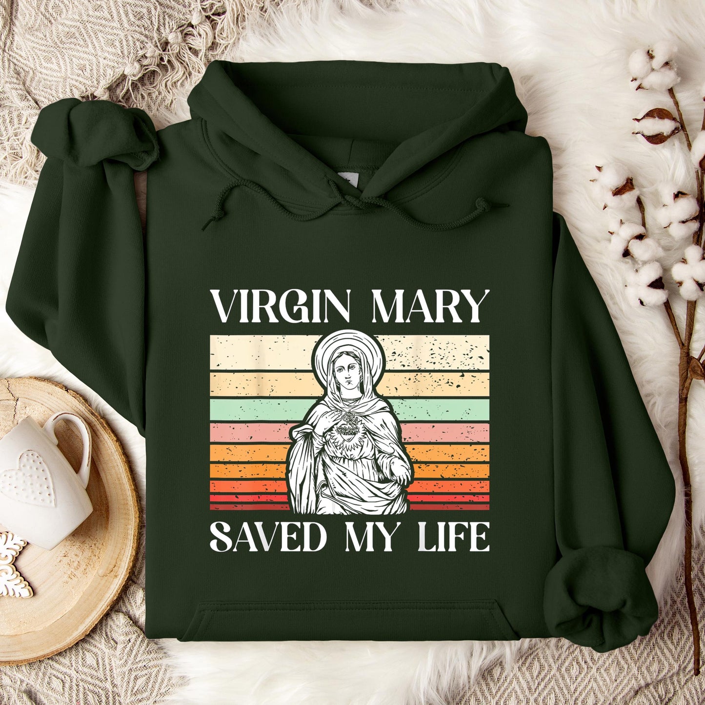 The Holy Virgin Mary 65 Hoodie
