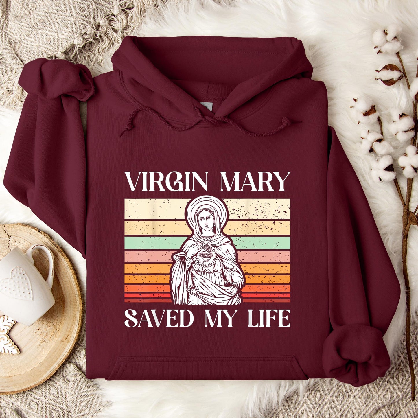 The Holy Virgin Mary 65 Hoodie