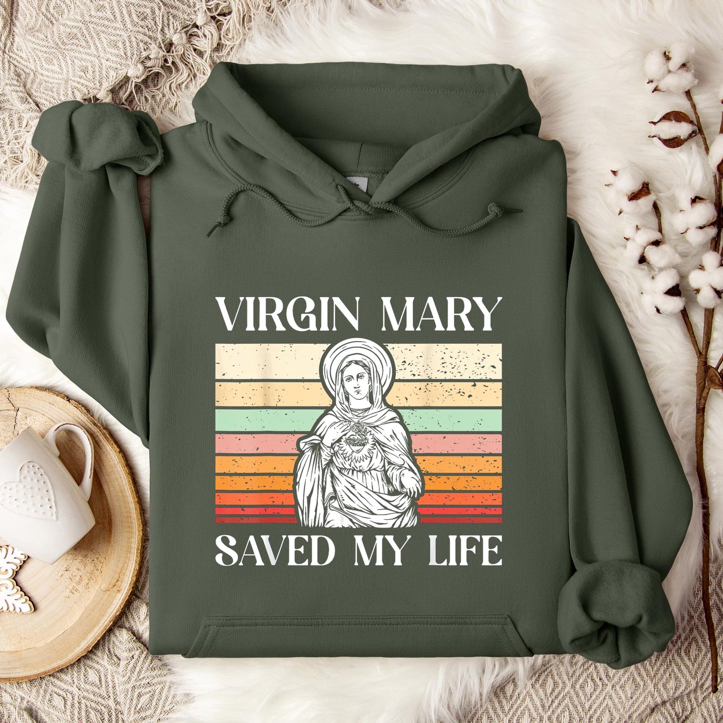 The Holy Virgin Mary 65 Hoodie