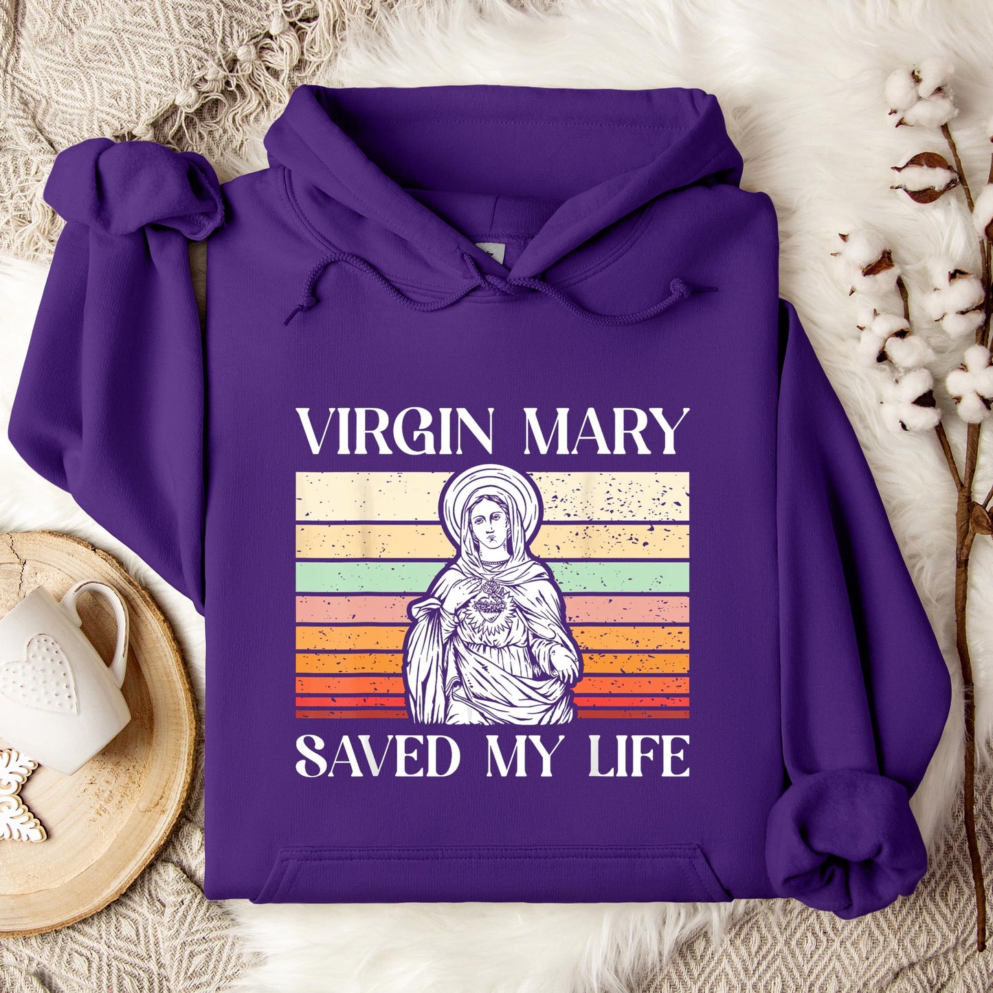 The Holy Virgin Mary 65 Hoodie
