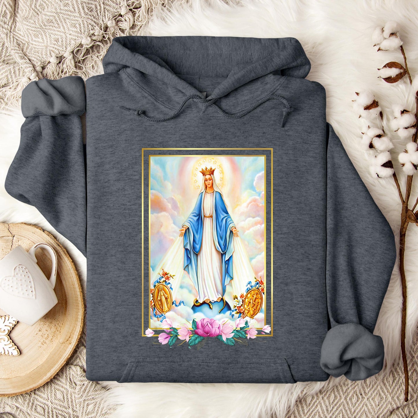 The Holy Virgin Mary 68 Hoodie